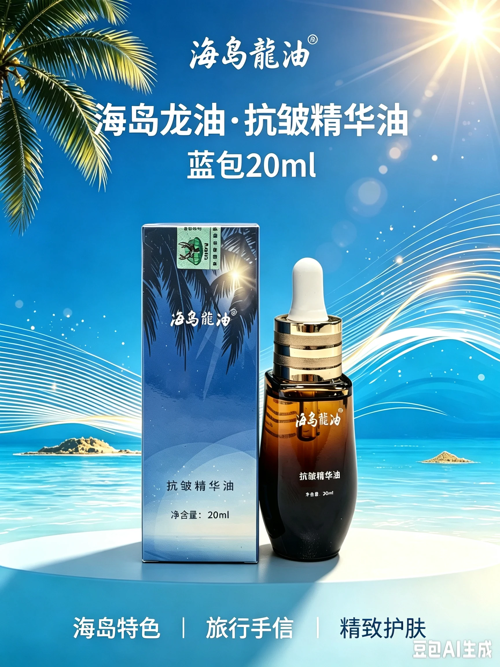 海岛龙油抗皱精华油20ml - 蟒蛇产品 - 海南大蟒科技有限公司